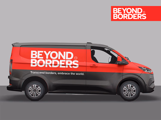 Beyond Borders, livrare de brand pe autovehicul, proiect Creative Corporation